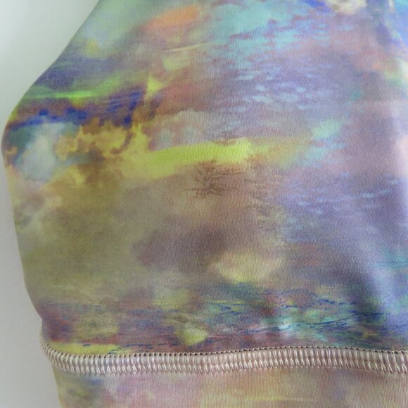 LULULEMON Energy High-Neck Longline Tough Bra Medium Support Altered Nature 4 - Picture 7 of 15